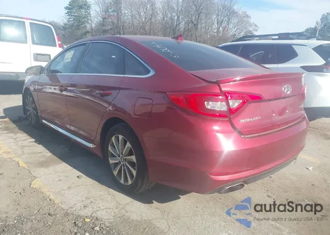 2016 Hyundai Sonata Sport from USA, damaged, VIN 5NPE34AF3GH291596